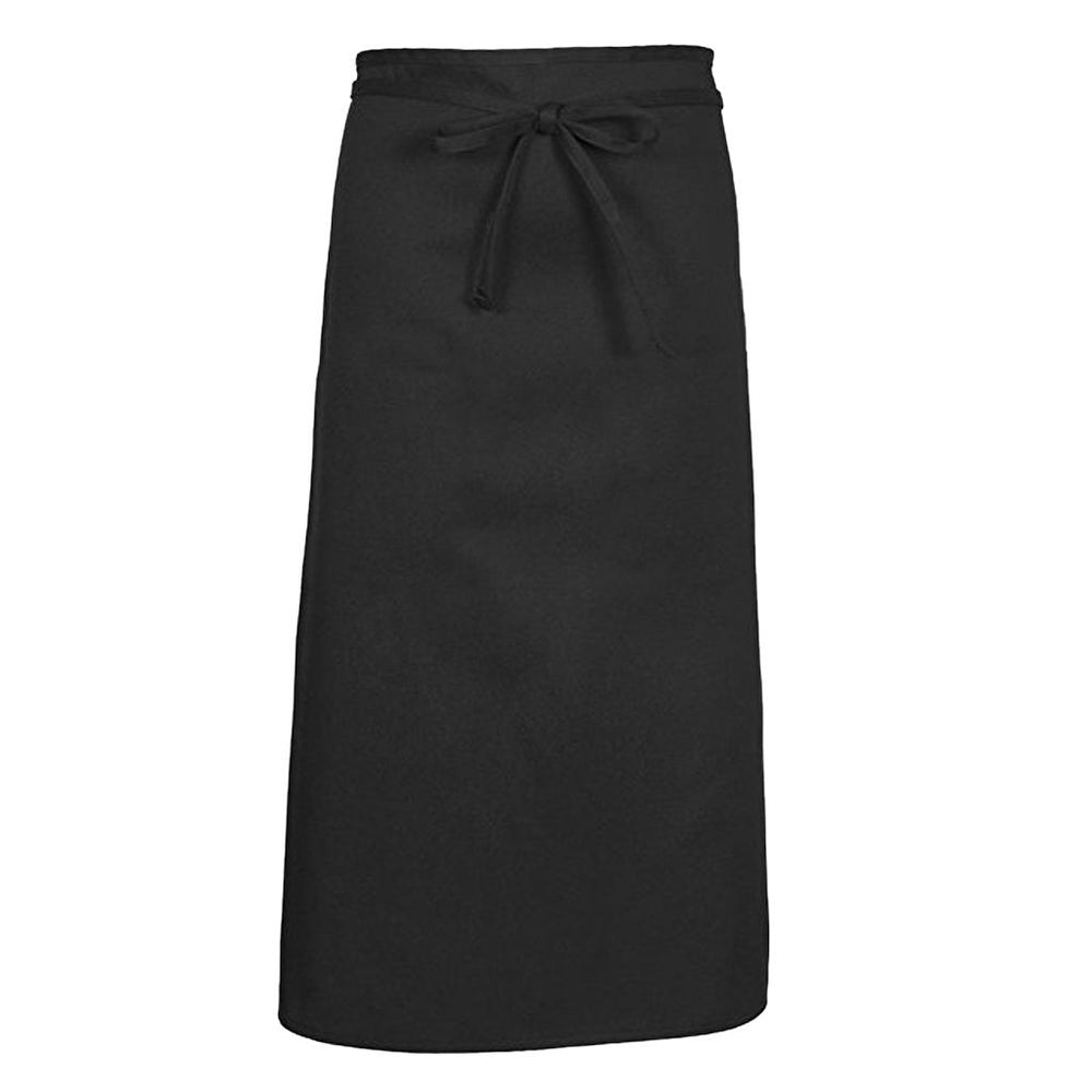 Crofta 2 Piece Men Women Black Restaurant Chef Half Apron Waist Apron