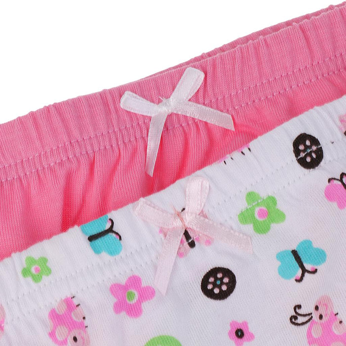 Crofta 2 Piece Children's Underwear Briefs Boys/Girls Panties 5-6T Butterfly Girls