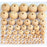 Crofta 100 Pieces Natural Wooden Unpainted Craft Beads Jewelry Making Findings DIY