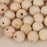 Crofta 100 Pieces Natural Wooden Unpainted Craft Beads Jewelry Making Findings DIY