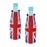 Crofta 2 Pair Britain UK Flag Stubby Beer Soda Tin Can Chilling Wrap Cooler Holder