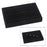 Crofta Jewelry Storage Tray for Earrings Bracelet Women 227x146x31mm Flannel Black