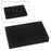 Crofta Jewelry Storage Tray for Earrings Bracelet Women 227x146x31mm Flannel Black