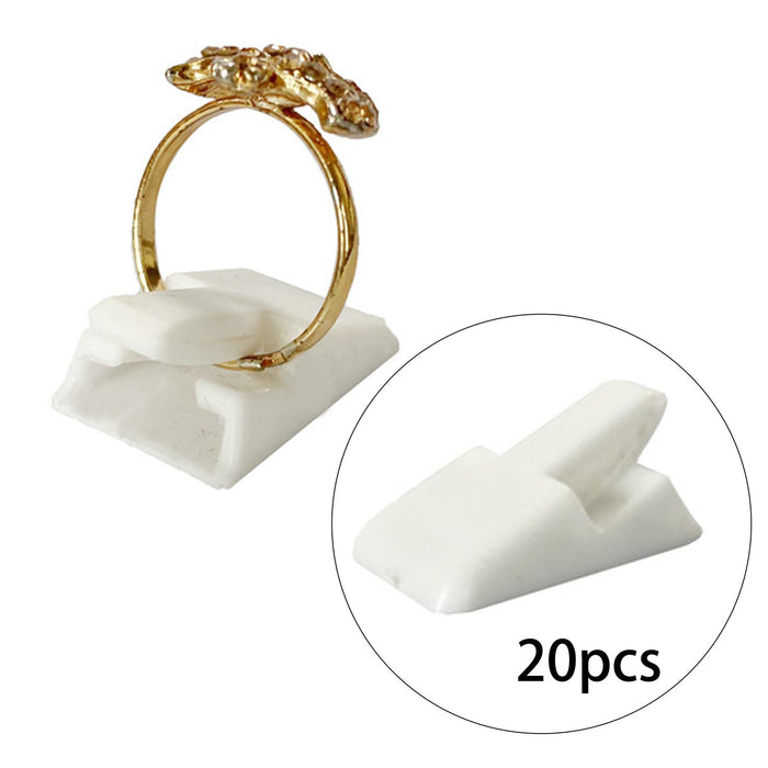 Crofta 20x Ring Holder Jewellery Holder Jewelry Ring Lightweight Showcase