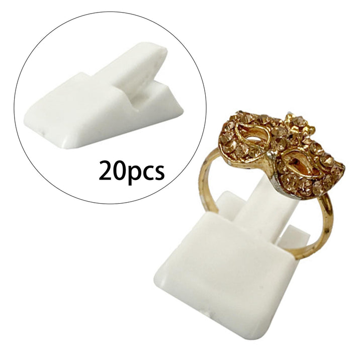 Crofta 20x Ring Holder Jewellery Holder Jewelry Ring Lightweight Showcase