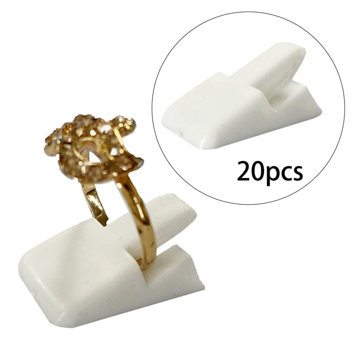 Crofta 20x Ring Holder Jewellery Holder Jewelry Ring Lightweight Showcase