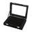 Crofta Rings Display Tray Jewelry Storage Organizer for Showcase Store Display black