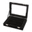 Crofta Rings Display Tray Jewelry Storage Organizer for Showcase Store Display black