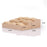 Crofta Watch Display Tray Wooden Display Box Watch Holder for Gifts Shop Countertop Linen cloth