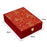 Crofta Wedding Jewelry Set Gift Box Red Velvet Jewelry Box for Valentine Gift Gifts 20cmx26cmx7.5cm