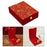 Crofta Wedding Jewelry Set Gift Box Red Velvet Jewelry Box for Valentine Gift Gifts 20cmx26cmx7.5cm