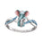 Crofta Wedding Ring Decoration Female Ring for Valentine's Day Birthday Gifts Bride Size 6