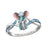 Crofta Wedding Ring Decoration Female Ring for Valentine's Day Birthday Gifts Bride Size 6