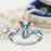 Crofta Wedding Ring Decoration Female Ring for Valentine's Day Birthday Gifts Bride Size 6