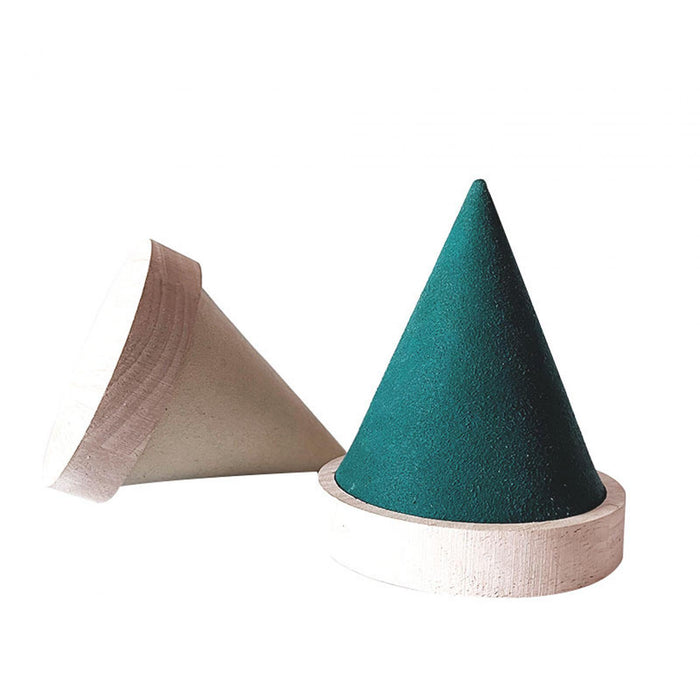 Crofta Cone Shaped Bracelet Watch Display Stand for Trades Shows Dresser Countertop Green