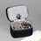 Crofta Watch Jewelry Box Container Watch Storage Travel Case Jewelry Organizer Case Black