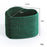 Crofta Heart Shape Ring Bearer Box Gift Box Jewelry Storage Box Durable Ring Holder Green