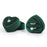 Crofta Heart Shape Ring Bearer Box Gift Box Jewelry Storage Box Durable Ring Holder Green