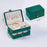 Crofta Jewelry Storage Box Chic Jewelry Organizer Display for Pendant Earrings Stud Green