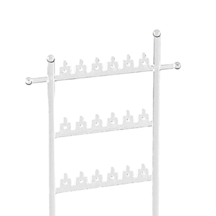 Crofta Earrings Organizer Earring Holder Stand Ear Studs Rack Jewelry Display Stand Clear