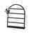 Crofta Earring Display Stand Jewelry Storage Rack Ear Stud Holder for Tabletop Home Black