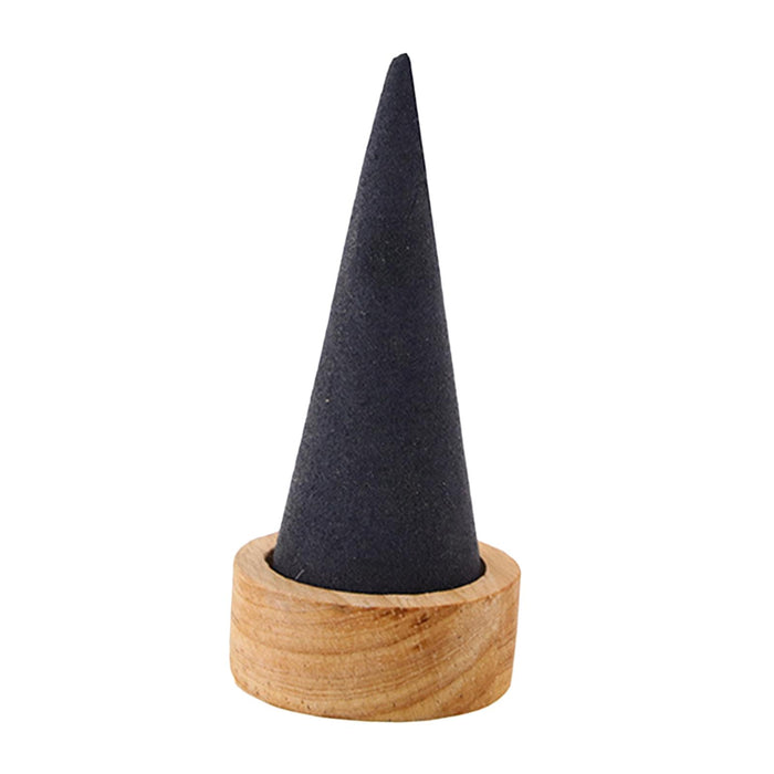 Crofta Cone Shaped Rings Holder Jewelry Holder for Retail Stores Countertop Selling dark gray