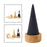 Crofta Cone Shaped Rings Holder Jewelry Holder for Retail Stores Countertop Selling dark gray