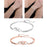 Crofta Women Bracelets Wrist Decoration Cute Trendy for Party Birthday Gifts Summer rose gold