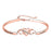 Crofta Women Bracelets Wrist Decoration Cute Trendy for Party Birthday Gifts Summer rose gold