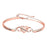 Crofta Women Bracelets Wrist Decoration Cute Trendy for Party Birthday Gifts Summer rose gold