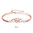 Crofta Women Bracelets Wrist Decoration Cute Trendy for Party Birthday Gifts Summer rose gold