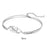 Crofta Women Bracelets Wrist Decoration Cute Trendy for Party Birthday Gifts Summer silver