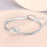 Crofta Women Bracelets Wrist Decoration Cute Trendy for Party Birthday Gifts Summer silver