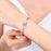 Crofta Women Bracelets Wrist Decoration Cute Trendy for Party Birthday Gifts Summer silver