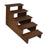 Crofta Wooden Display Riser Shelf Decor Jewelry Rack for Sculptures Ornaments Dolls 5 Layer 20cm