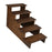 Crofta Wooden Display Riser Shelf Decor Jewelry Rack for Sculptures Ornaments Dolls 5 Layer 20cm