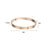 Crofta 5Pcs Bangle Bracelet Wrist Cuff Bracelet for Thanksgiving Engagement Wedding Rose Gold