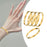 Crofta 5Pcs Bangle Bracelet Wrist Cuff Bracelet for Thanksgiving Engagement Wedding Gold