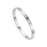 Crofta Stylish Stainless Steel Bangle Bracelet for Women Men Decorative Bangle Cuff Silver