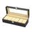 Crofta Watch Box Organizer Elegant Watch Box for Jewelry Display Men Women Earrings 6slots 30x11x8cm