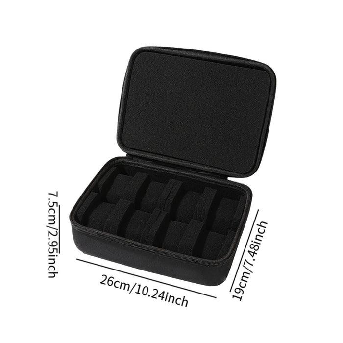 Crofta Watch Travel Case 8 Slots Watch Organizer Box for Wristwatches Smart Watches