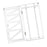 Crofta Acrylic Necklace Holder Stand Organizer for Centerpiece without Rings Tray