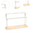 Crofta Earring Holder Organizer Desktop Portable Stable Base Earring Rack Organizer Double Tier