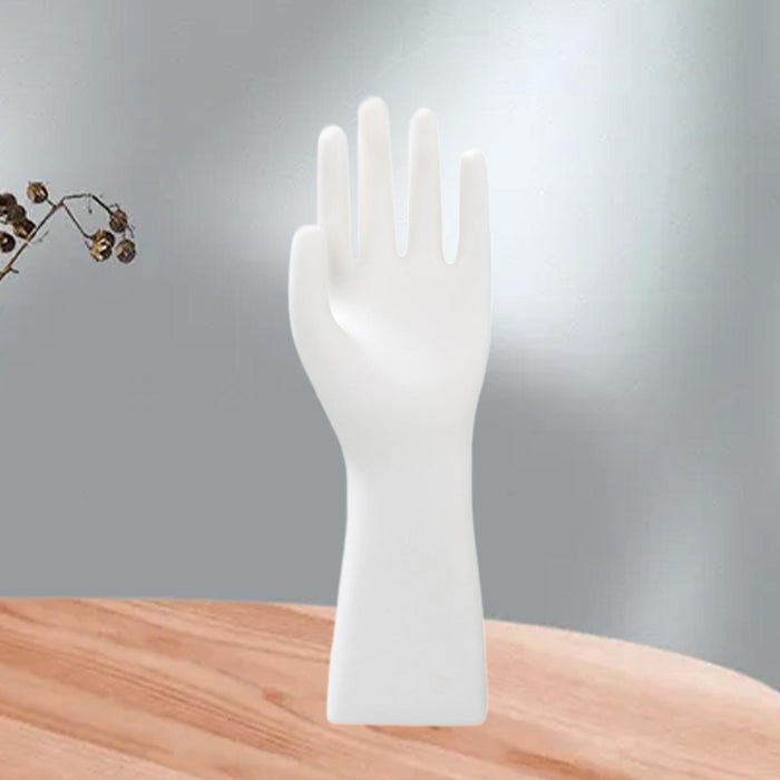 Crofta Male Hand Mannequin Model White Fashion for Bedroom Home Decoration Left