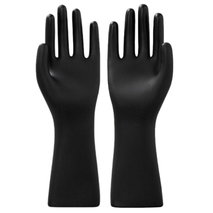 Crofta Male Mannequin Hand Matte Black Male Hand Model for Bracelet Gloves Tabletop Right Hand