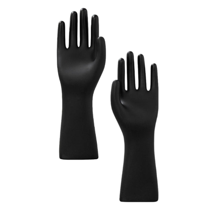 Crofta Male Mannequin Hand Matte Black Male Hand Model for Bracelet Gloves Tabletop Right Hand