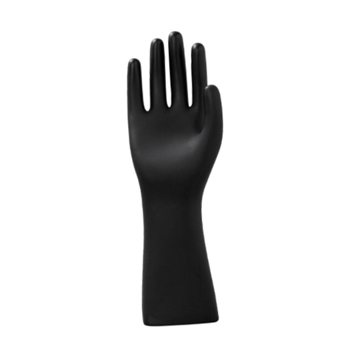 Crofta Male Mannequin Hand Matte Black Male Hand Model for Bracelet Gloves Tabletop Right Hand