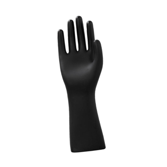 Crofta Male Mannequin Hand Matte Black Male Hand Model for Bracelet Gloves Tabletop Right Hand