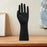 Crofta Male Mannequin Hand Matte Black Male Hand Model for Bracelet Gloves Tabletop Left Hand