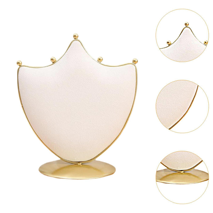 Crofta Necklace Display Stand Jewelry Display Bust for Selling Showcase Photography Crown Small